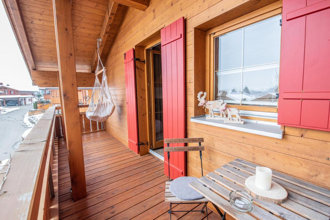 Hirsch Chalet #Sauna Lechbruck Dış mekan fotoğraf